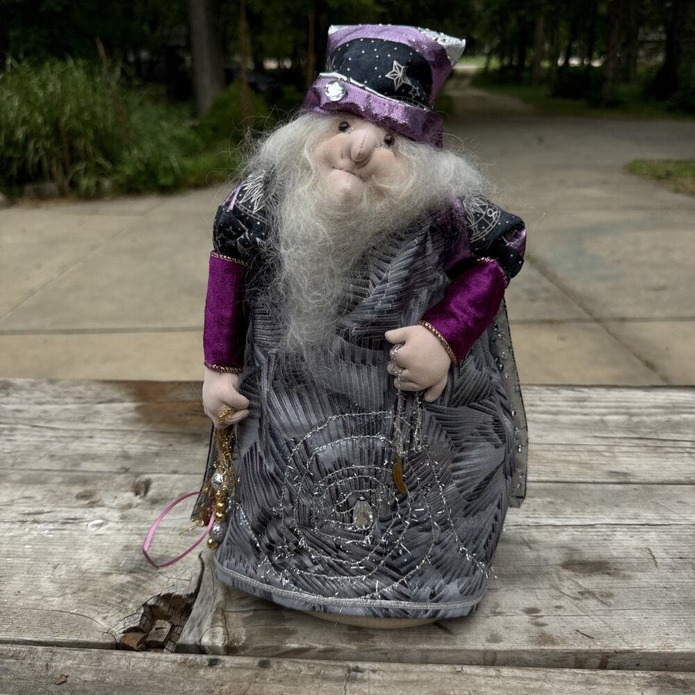 Unusual Handmade Scary Whimsical Witch Sorcerer Halloween OOAK